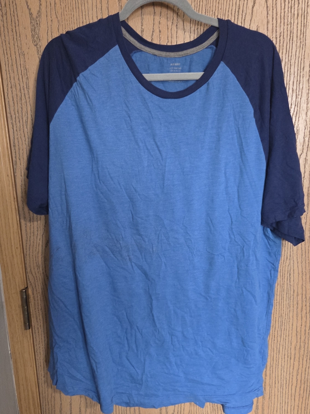 Old Navy Blue Body with Navy Raglan Short Sleeve Tee